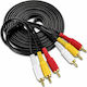FT Electronics Cable Composite male - Composite male 1.2m (FTT1-017)