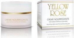 Yellow Rose Αnti-aging , Restoring & Firming Night Cream Suitable for Dry Skin 50ml