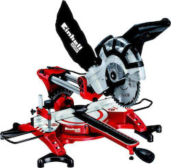 Einhell TE-SM 2131 Dual Electric Miter Saw with 1600WPower, Laser Cutting Guide, Cutting Disc with a Diameter of 210mm & 5000rpm Cutting Speed