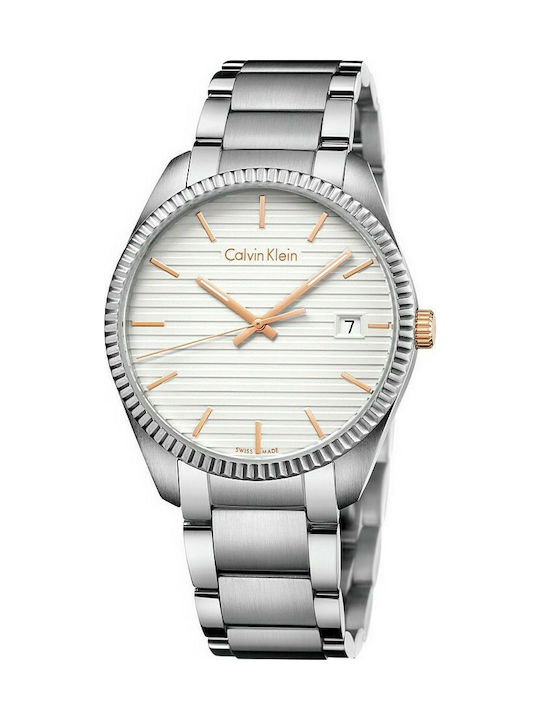 Calvin Klein Watch Battery with Silver Metal Bracelet