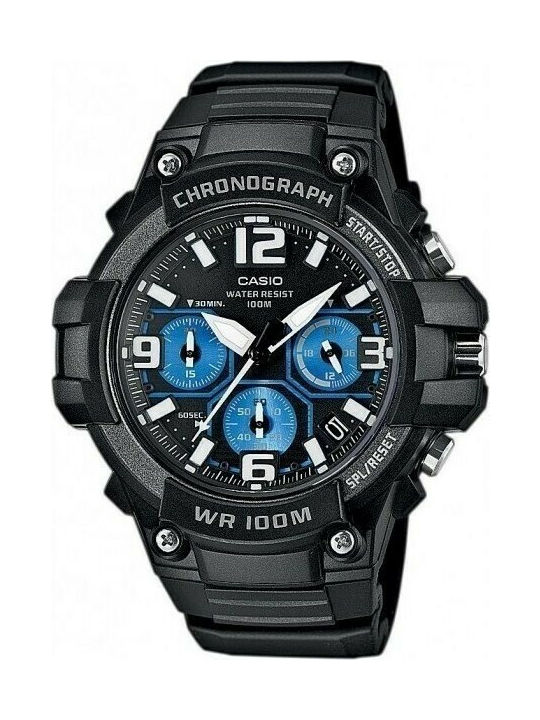 Casio Uhr Chronograph Batterie mit Schwarz