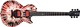 Gewa Eruption Select Electric Guitar Single cut with HH Pickup Configuration Flying Sparks Red
