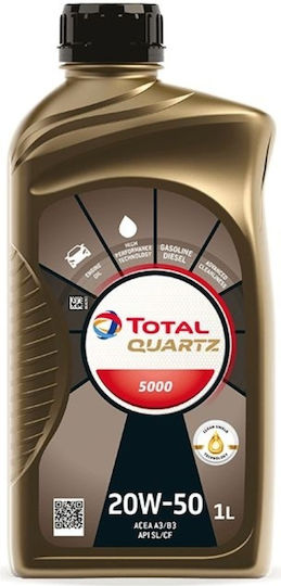 Total Quartz 5000 Масло за Автомобили 20W-50 1лт