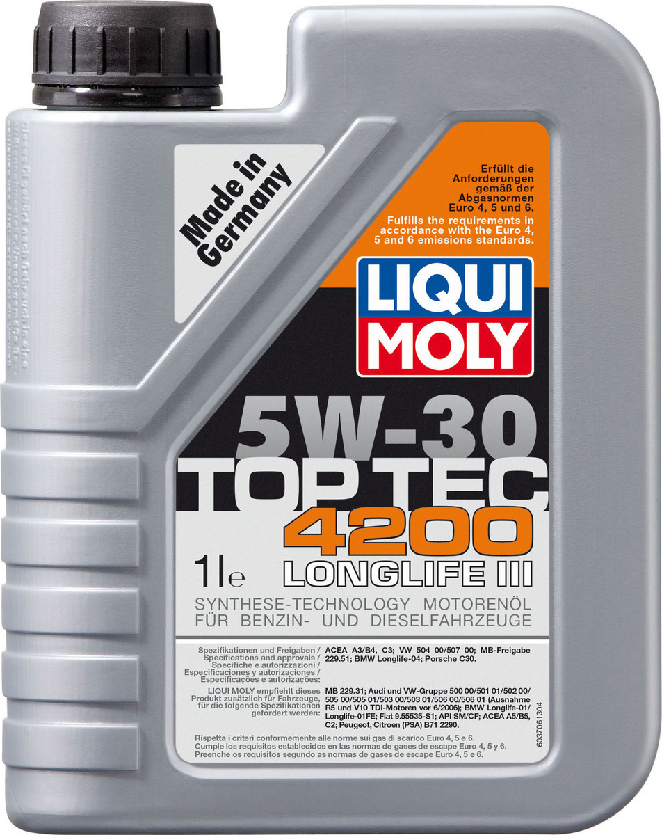 Liqui Moly Top Tec 4200 Longlife 3 5W-30 5+2L buy cheap!