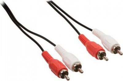 Valueline Audio Cable 2x RCA male - 2x RCA male 1.5m (VLAP24200B1.50)