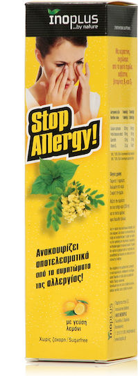 Ino Plus Stop Allergy Alpha Lipoic Acid Supplement for Immune Support 20 eff. tabs Lemon