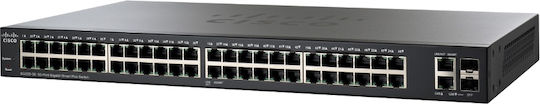 Cisco SG220-50 Managed L2 Switch with 48 Gigabit (1Gbps) Ethernet Ports