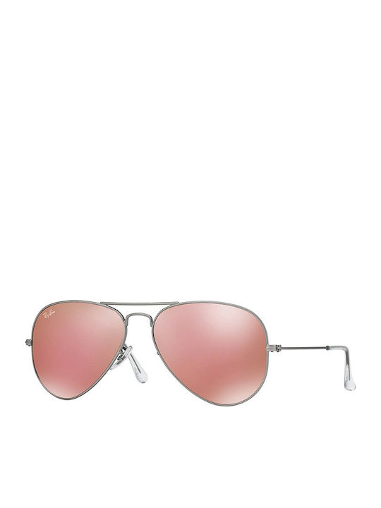 Ray Ban Aviator Unisex Sunglasses with Silver M...