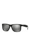 Ray Ban Justin Sunglasses with Black Plastic Frame and Silver Mirror Lens RB4165 622/6G