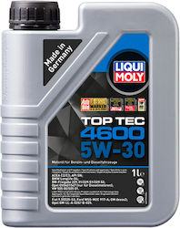 Liqui Moly Συνθετικό Λάδι Αυτοκινήτου Top Tec 4600 5W-30 για κινητήρες Diesel 1lt