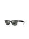 Ray Ban Wayfarer Sunglasses with Black Plastic Frame and Green Gradient Mirror Lens RB2140 1162