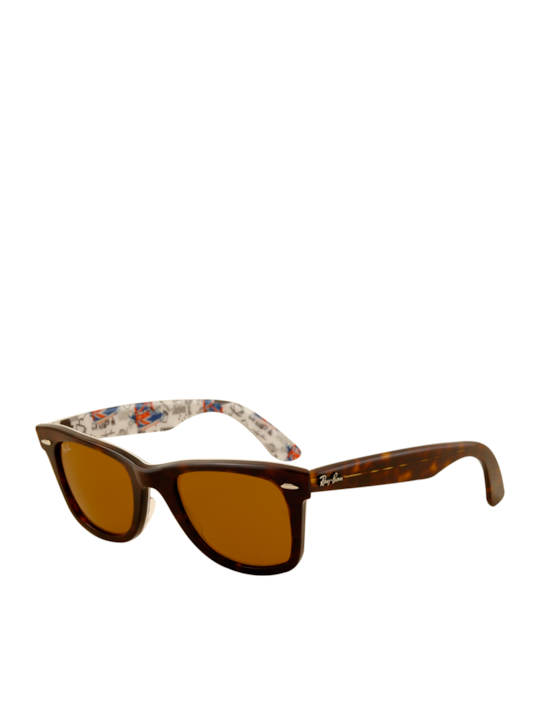 Ray Ban Men's Sunglasses with Brown Plastic Fra...