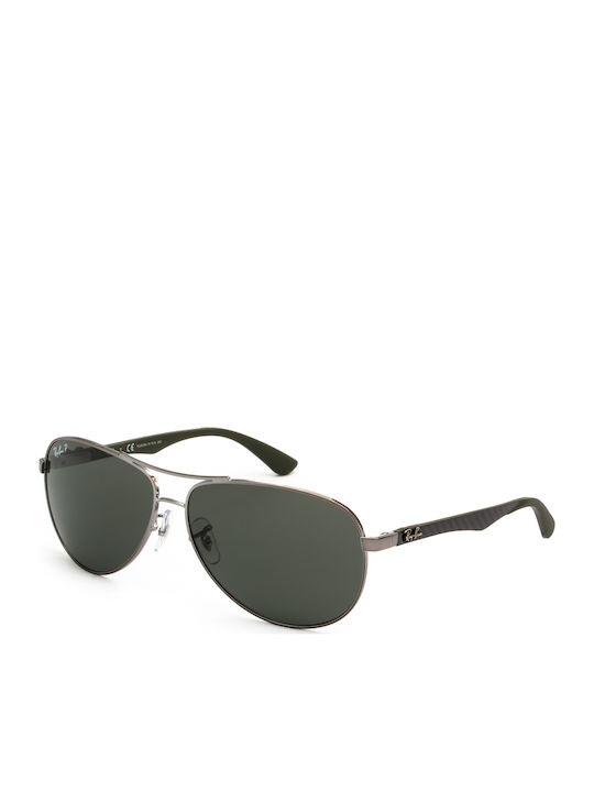 Ray Ban Мъжки Слънчеви Очила с Сребърен Метален...