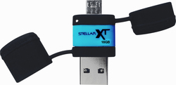 Patriot Stellar Boost XT 16GB USB 3.1 Stick with connection USB-A & micro USB-B Turquoise