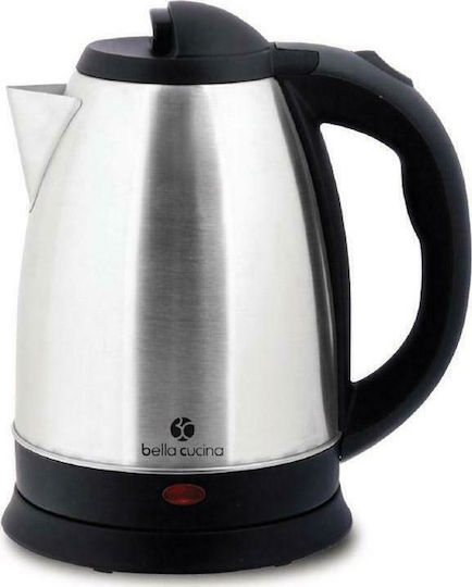 Bella Cucina BC3100 Fierbător 1.8lt 1800W Argintiu