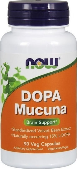 Now Foods Dopa Mucuna 90 вегетариански капсули