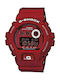 Casio G-Shock Digital Uhr Chronograph Batterie mit Rot Kautschukarmband