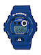 Casio G-Shock Digital Uhr Chronograph Batterie mit Blau Kautschukarmband
