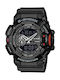 Casio G-Shock Watch Chronograph Battery with Black Rubber Strap