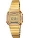 Casio Vintage Women's Watch with Gold Metal Bracelet