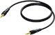 Procab Procab 3.5mm Jack Cable Length 1.5m Male - Male Black