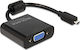 DeLock Converter micro HDMI male to VGA female 1pcs 65513