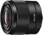 Sony Full Frame Camera Lens FE 28mm F2 Wide Angle for Sony E Mount Black