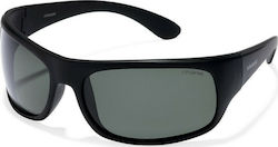 Polaroid Sunglasses Μαύρα with Acetate Frame & Black Lens