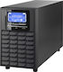 Powerwalker VFI 2000C LCD UPS On-Line 2000VA 1600W με 4 IEC Πρίζες