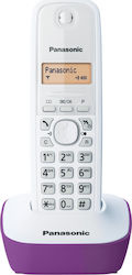 Panasonic KX-TG1611 Безжичен телефон Лилав