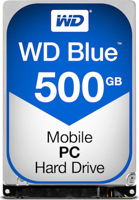 Western Digital Blue 500GB HDD Σκληρός Δίσκος 2.5" SATA III 5400rpm με 16MB Cache για PS4 / Desktop / Laptop