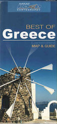 Greece, Hartă și ghid laminat