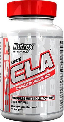 Nutrex Lipo 6 CLA Συμπλήρωμα Διατροφής 45 μαλακές κάψουλες