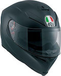 AGV K-5 Solid Black Matt Мотоциклетна Каска Цяло лице DOT / ECE 22.05 1390гр с Sunvisor