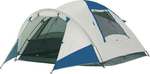 OZtrail Tasman 3V Dome Camping Tent Igloo White with Double Cloth 3 Seasons for 3 People 205x205x125cm