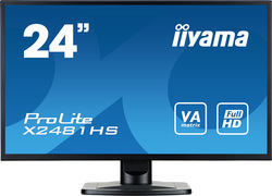 Iiyama ProLite X2481HS-B1 VA Monitor 23.6" FHD 1920x1080 with Response Time 6ms GTG