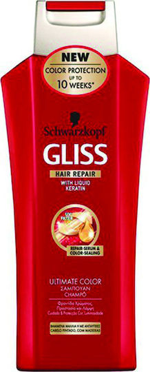 Gliss Kur Ultimate Color Sampon De Par Reconstrucție/Hrană & Păstrarea Culorii Pentru Păr Vopsit 400ml