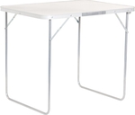 OZtrail Classic Metallic Foldable Table for Camping 80x60x70cm Gray