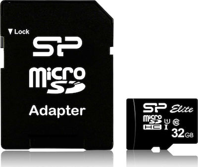 Silicon Power microSDHC 32GB Class 10 U1 UHS-I with Adapter