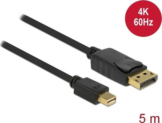 DeLock Cablu DisplayPort - mini DisplayPort 5m Negru (83479)