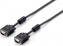 Equip Cablu VGA - VGA femelă Negru 1m (118810)