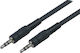 Powertech Καλώδιο Ήχου 3.5mm male - 3.5mm male Μαύρο 5m CAB-J008