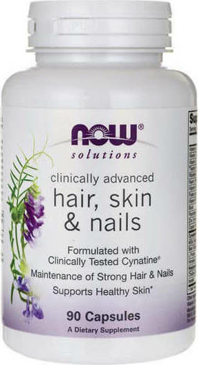 Now Foods Hair Skin & Nails Ειδικό Συμπλήρωμα Διατροφής 90 κάψουλες