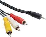 Powertech 3.5mm male to Component male / Analog Audio male / Composite male 1.5m Cable (CAB-R010)
