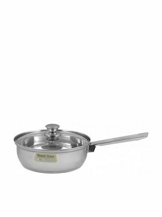 Venus Pan with Cap of Stainless Steel 24cm