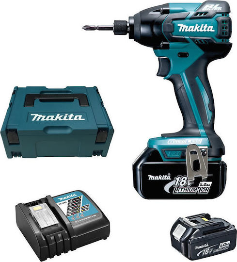 Makita Schlagschraubendreher Batterie Bürstenlos 18V 2x5Ah