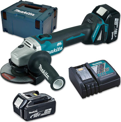 Makita Τροχός 125mm Μπαταρίας 2x5Ah