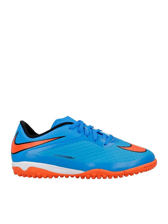 Hypervenom Phelon TF Kids Soccer Cleats & Shoes with Turf Light Blue