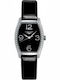 Longines Damen Uhr mit Schwarz Lederarmband