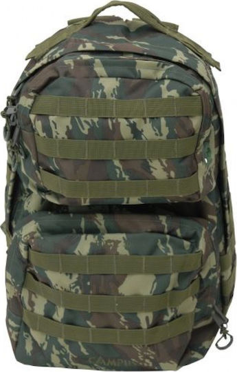 Campus Force Rucsac Militar Rucsacuri din Poliester Variație grecească Verde 30lt